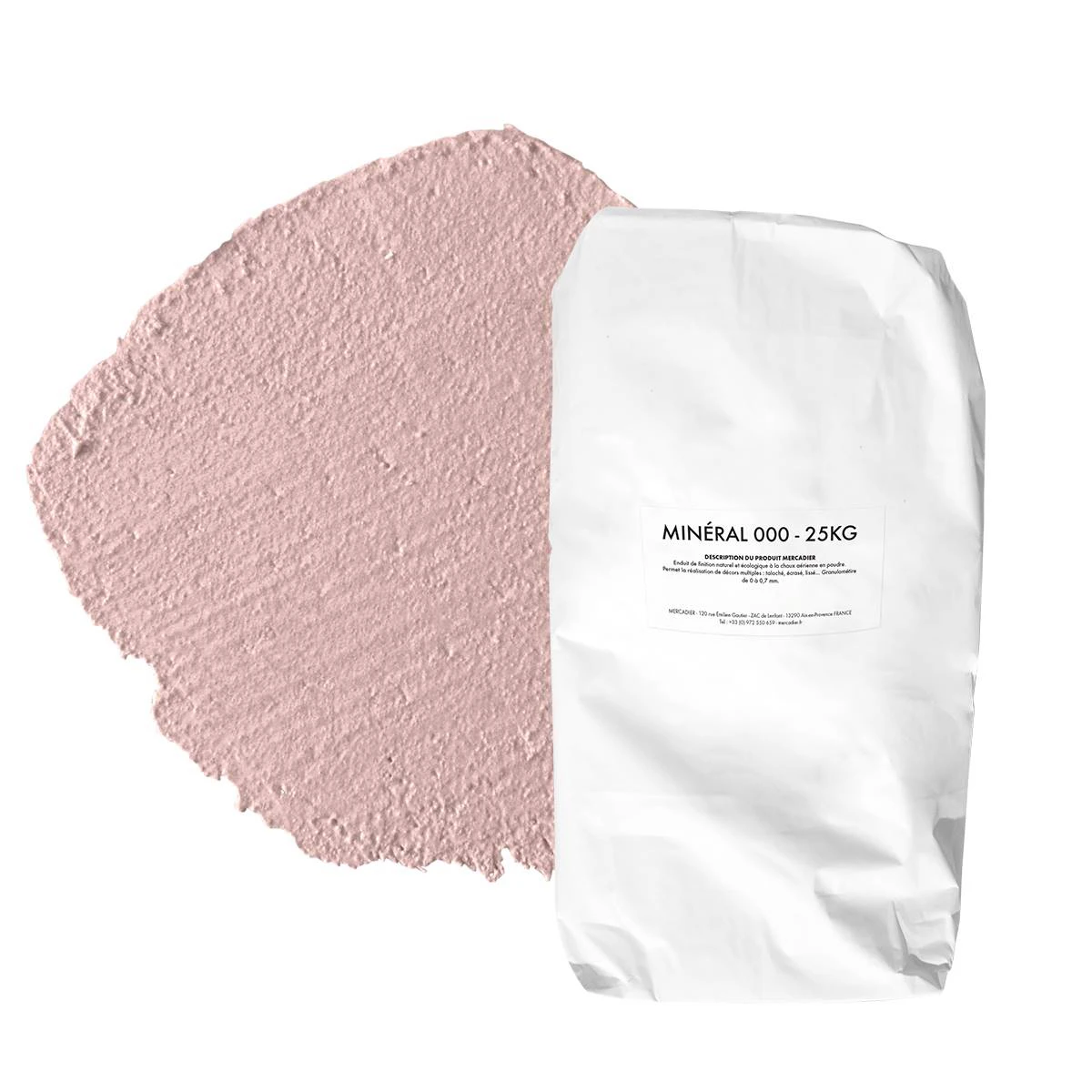 Enduit de Chaux Naturelles - Minéral 000 - Couleur DÉLICE