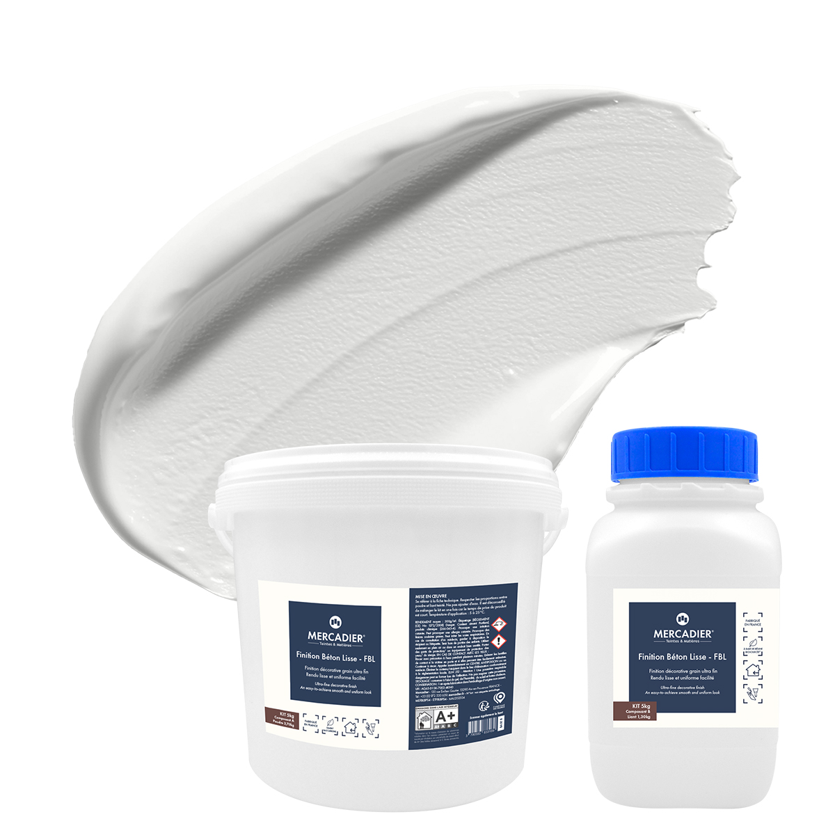 Finition Béton Lisse - Couleur COCOMILK