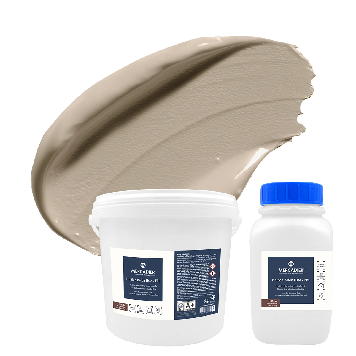 Finition Béton Lisse - Couleur TAUPE
