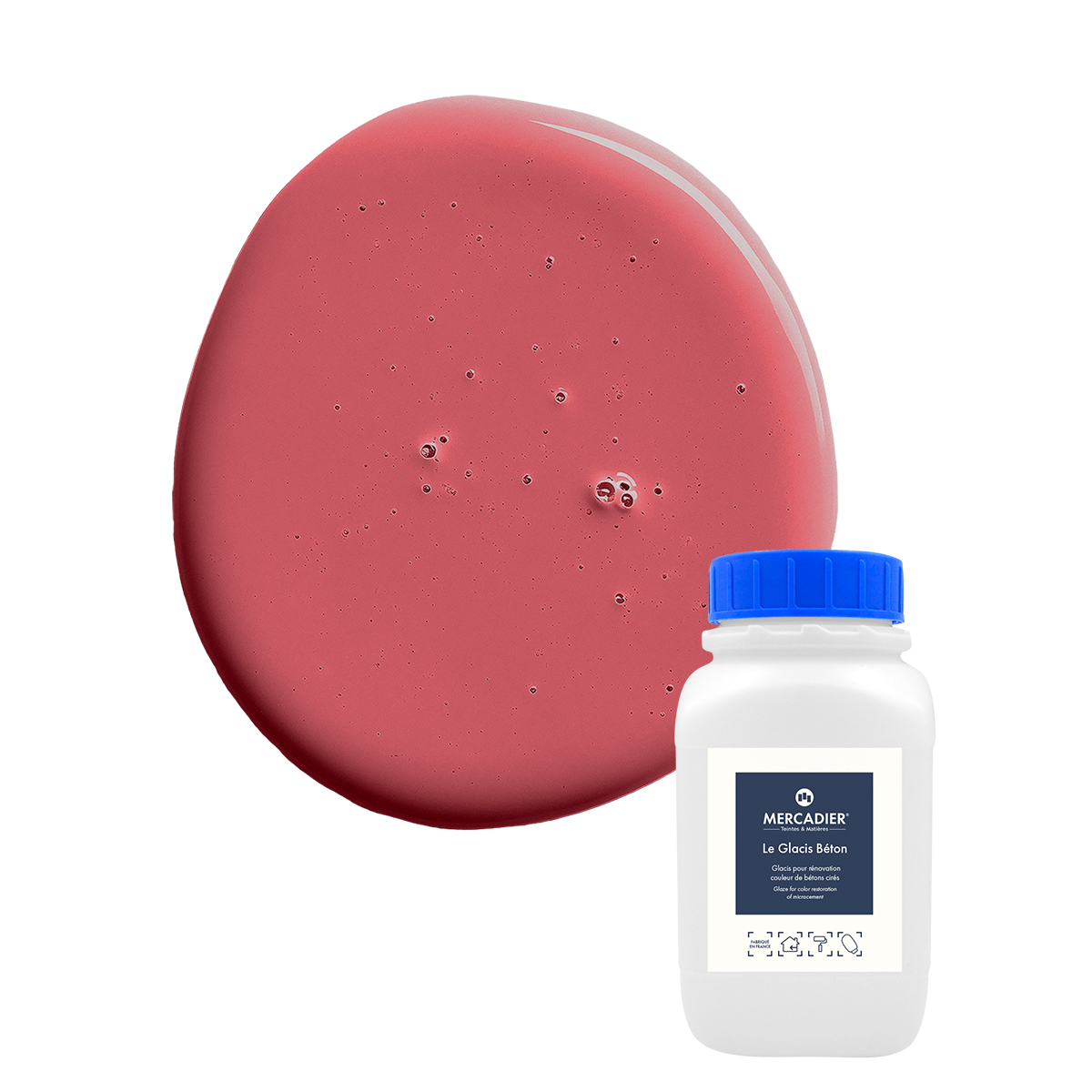 Glacis Béton  - Couleur TINO ROSSO