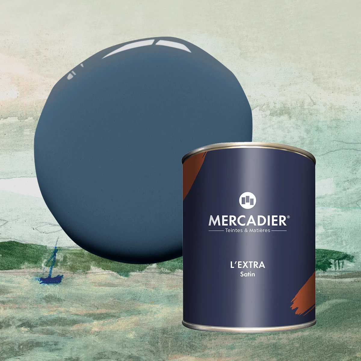 Peinture l'Extra - Satin - Couleur VOILIER