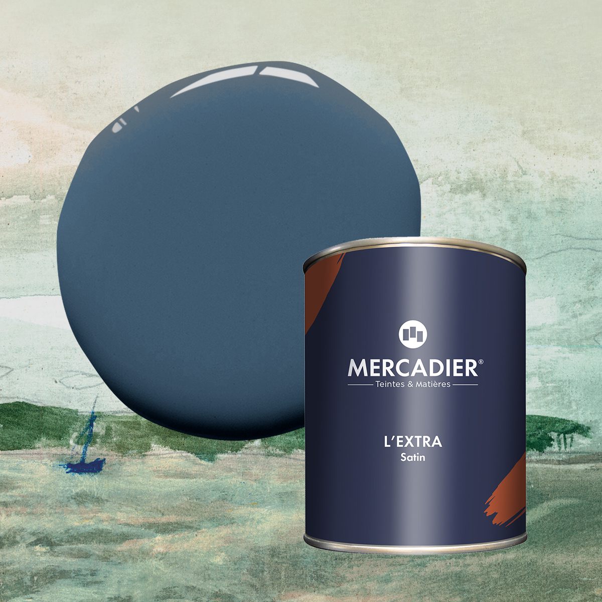 Peinture l'Extra - Satin - Couleur VOILIER