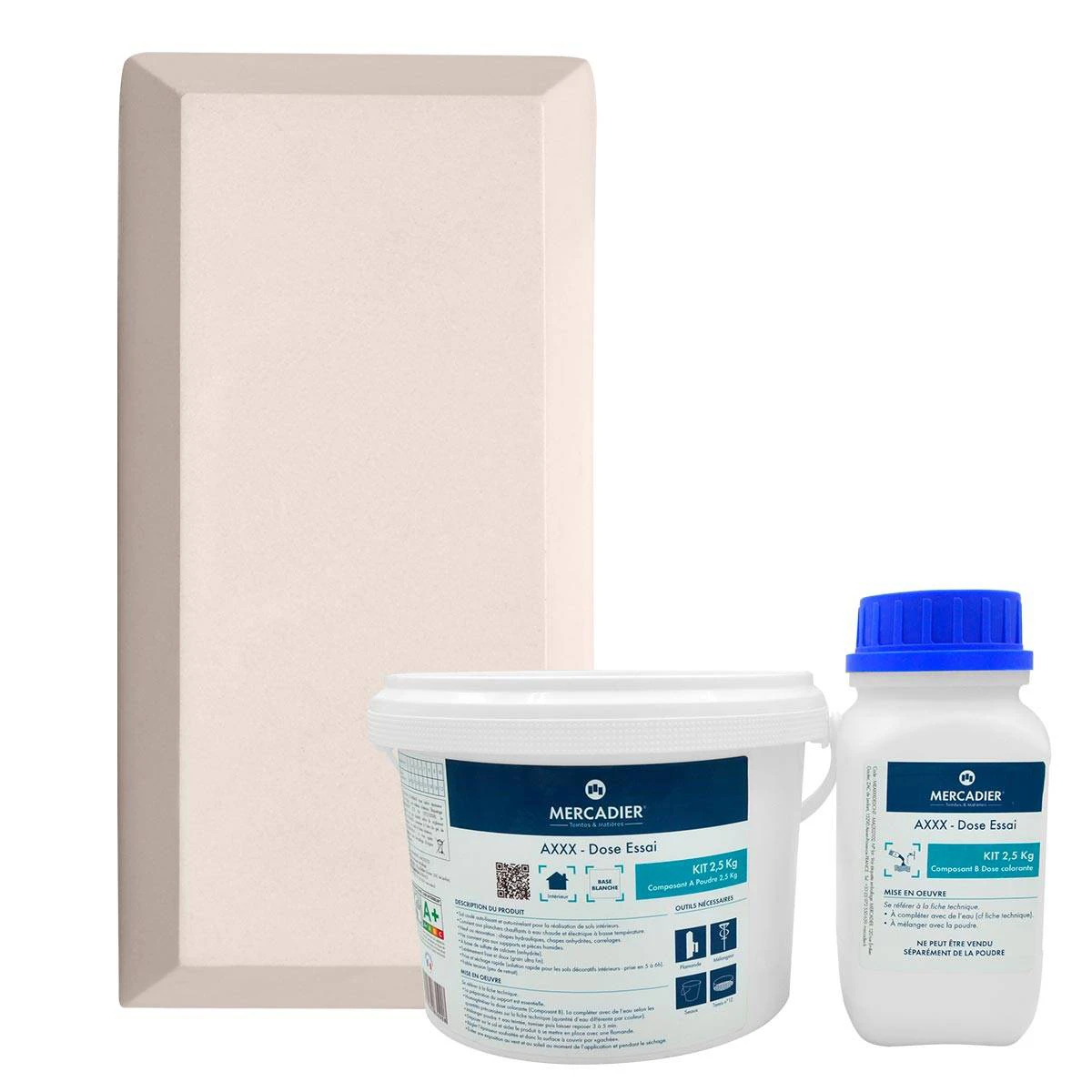 Sol Coulé Anhydrite - AXXX - Couleur QAMSAR