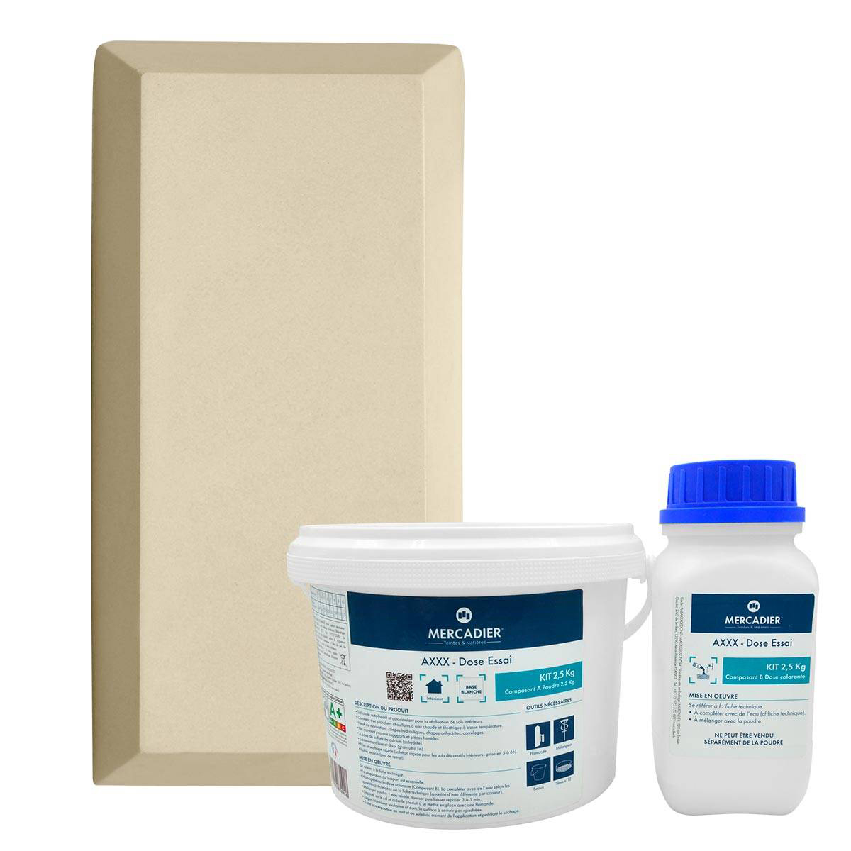 Sol Coulé Anhydrite - AXXX - Couleur SABOR