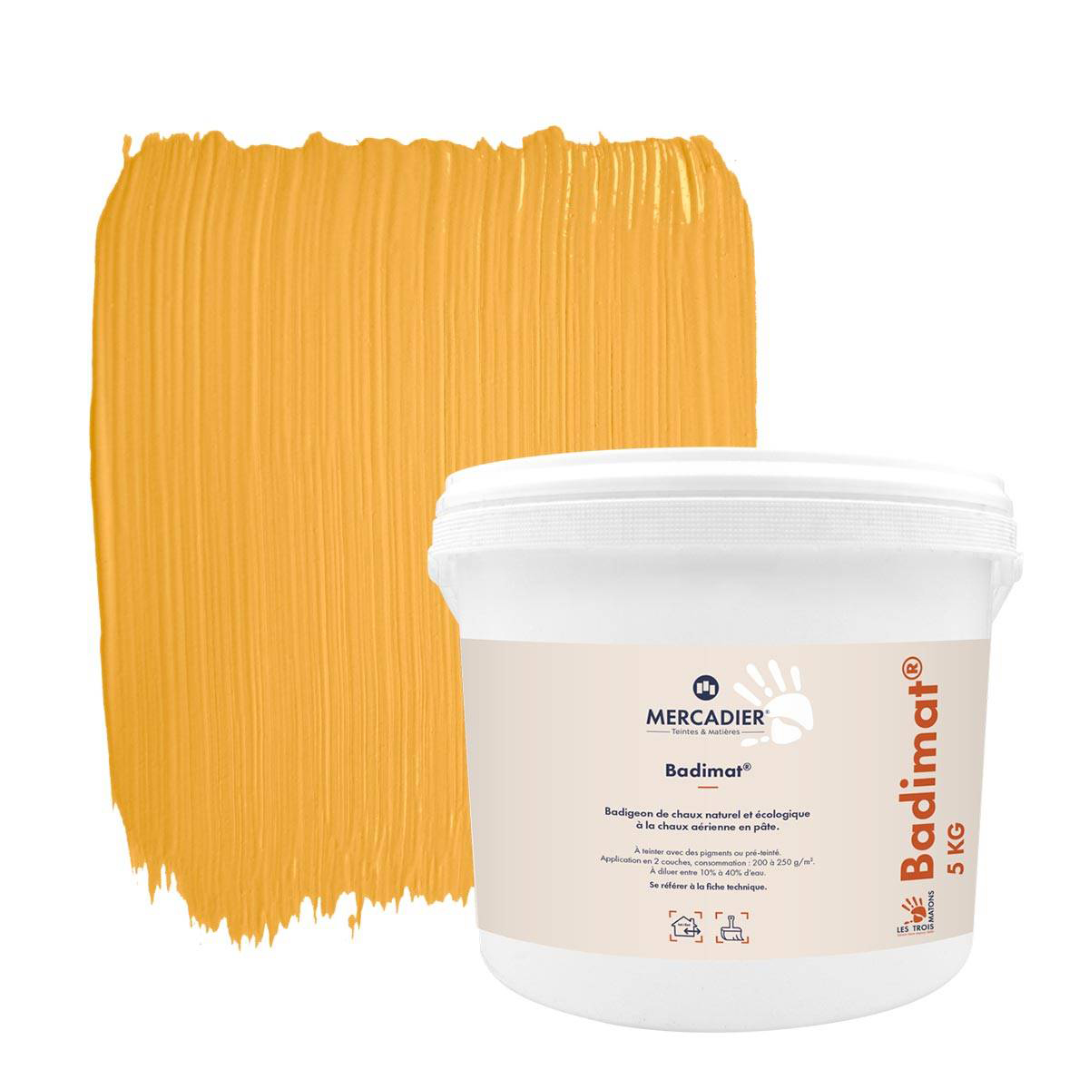 Badigeon de Chaux Badimat - Couleur PANISSE