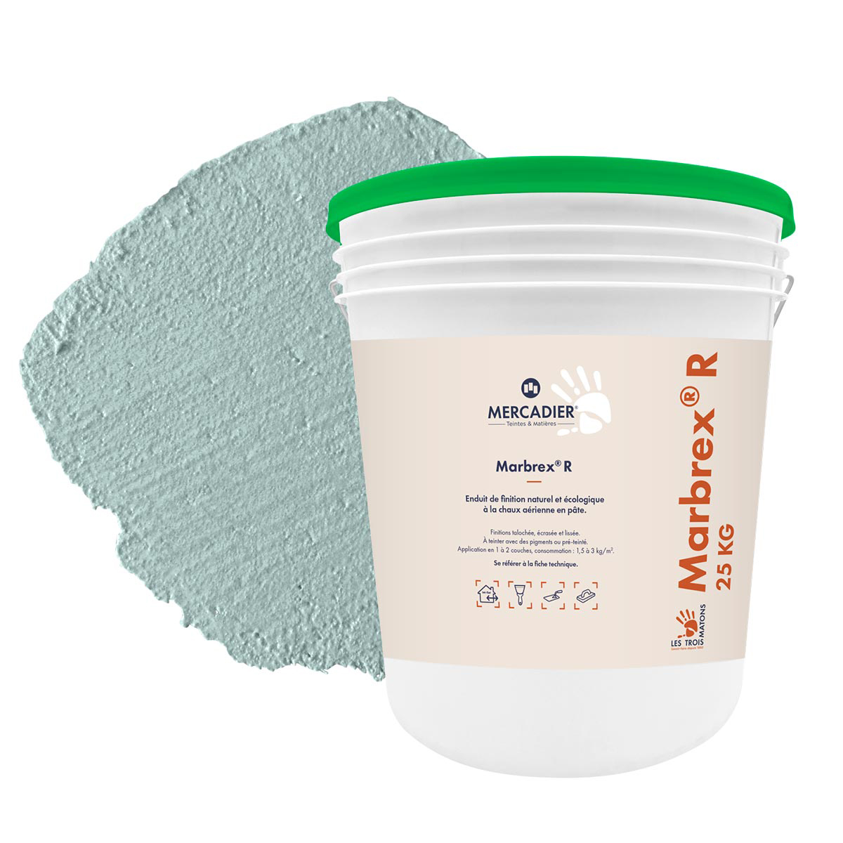 Enduit de Chaux Naturelles - Marbrex R - Couleur CANAILLE