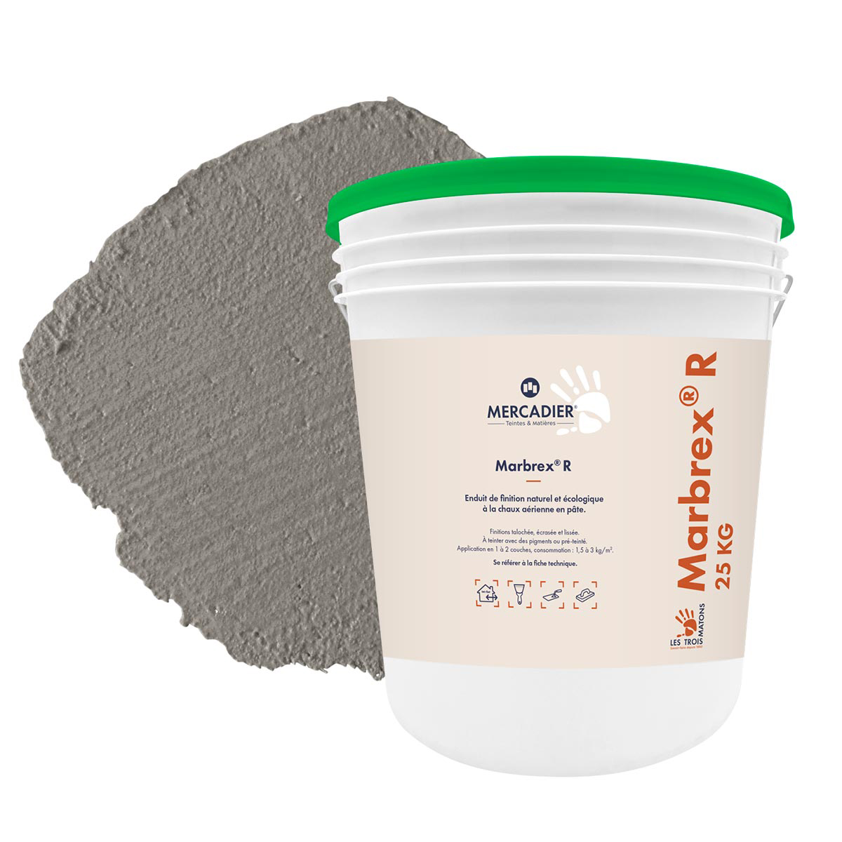 Enduit de Chaux Naturelles - Marbrex R - Couleur CHAVANNE