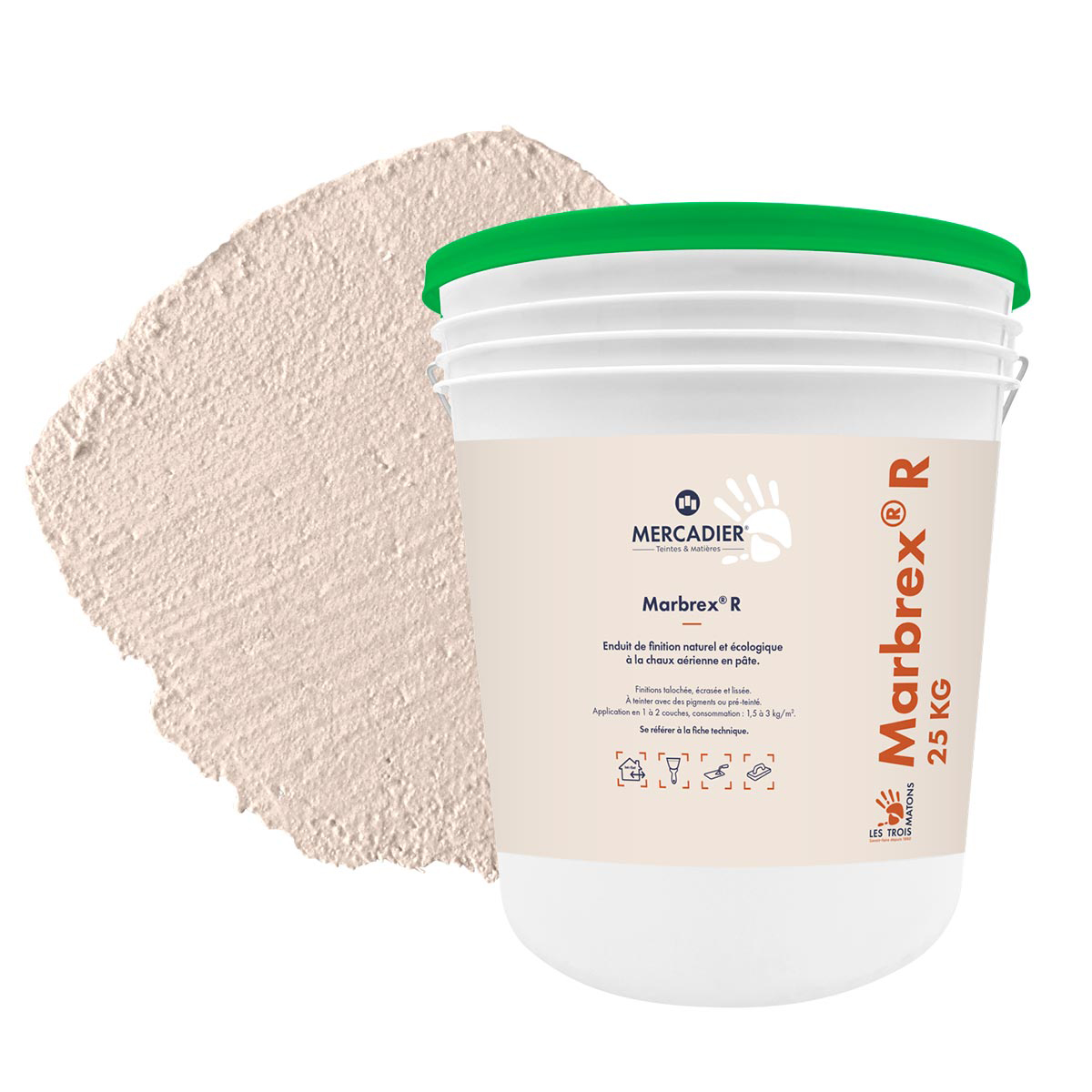 Enduit de Chaux Naturelles - Marbrex R - Couleur DÉGUN