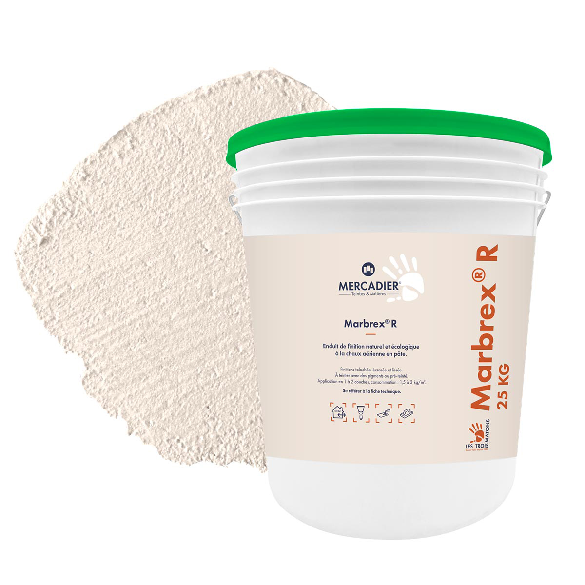 Enduit de Chaux Naturelles - Marbrex R - Couleur ESTELLO