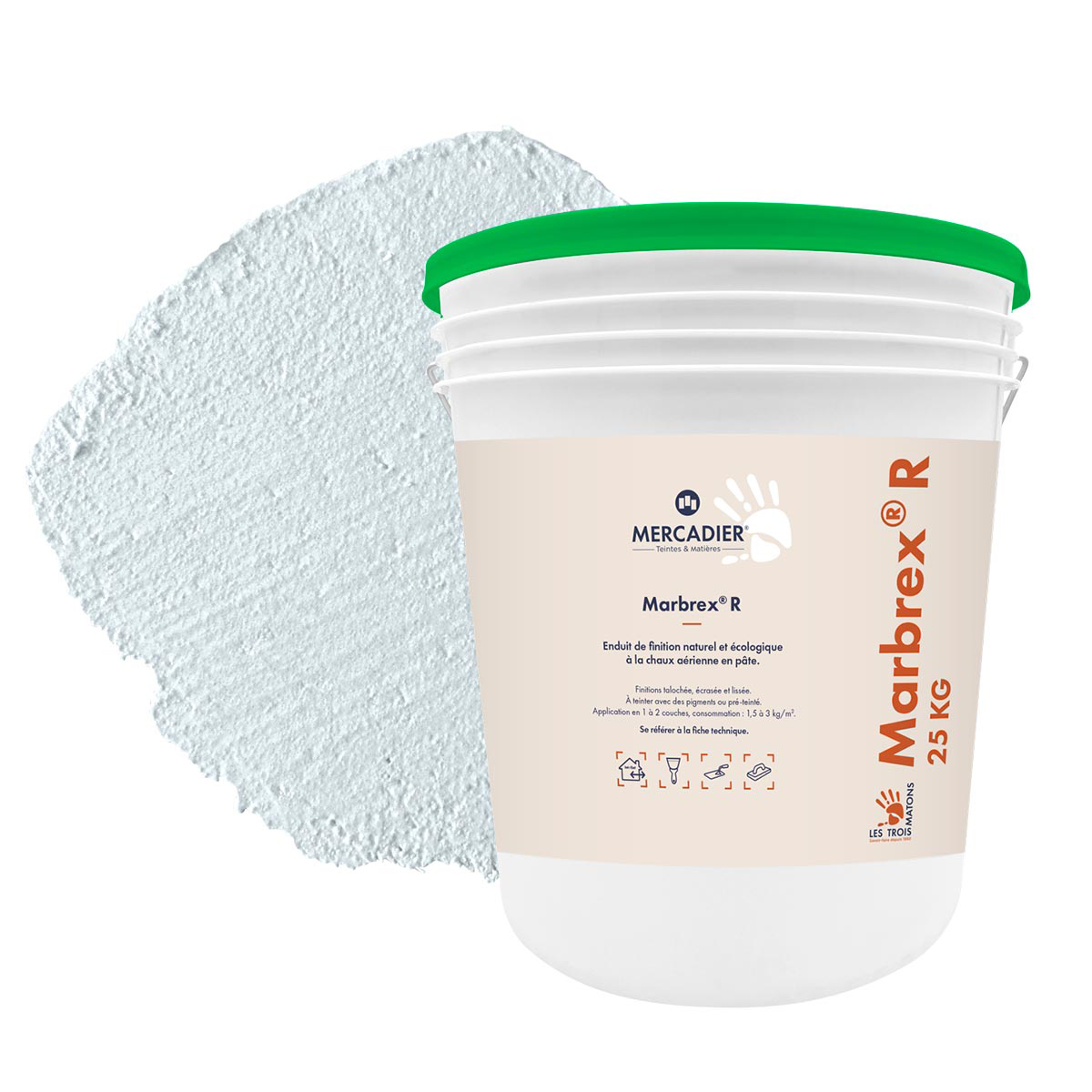 Enduit de Chaux Naturelles - Marbrex R - Couleur MINOT