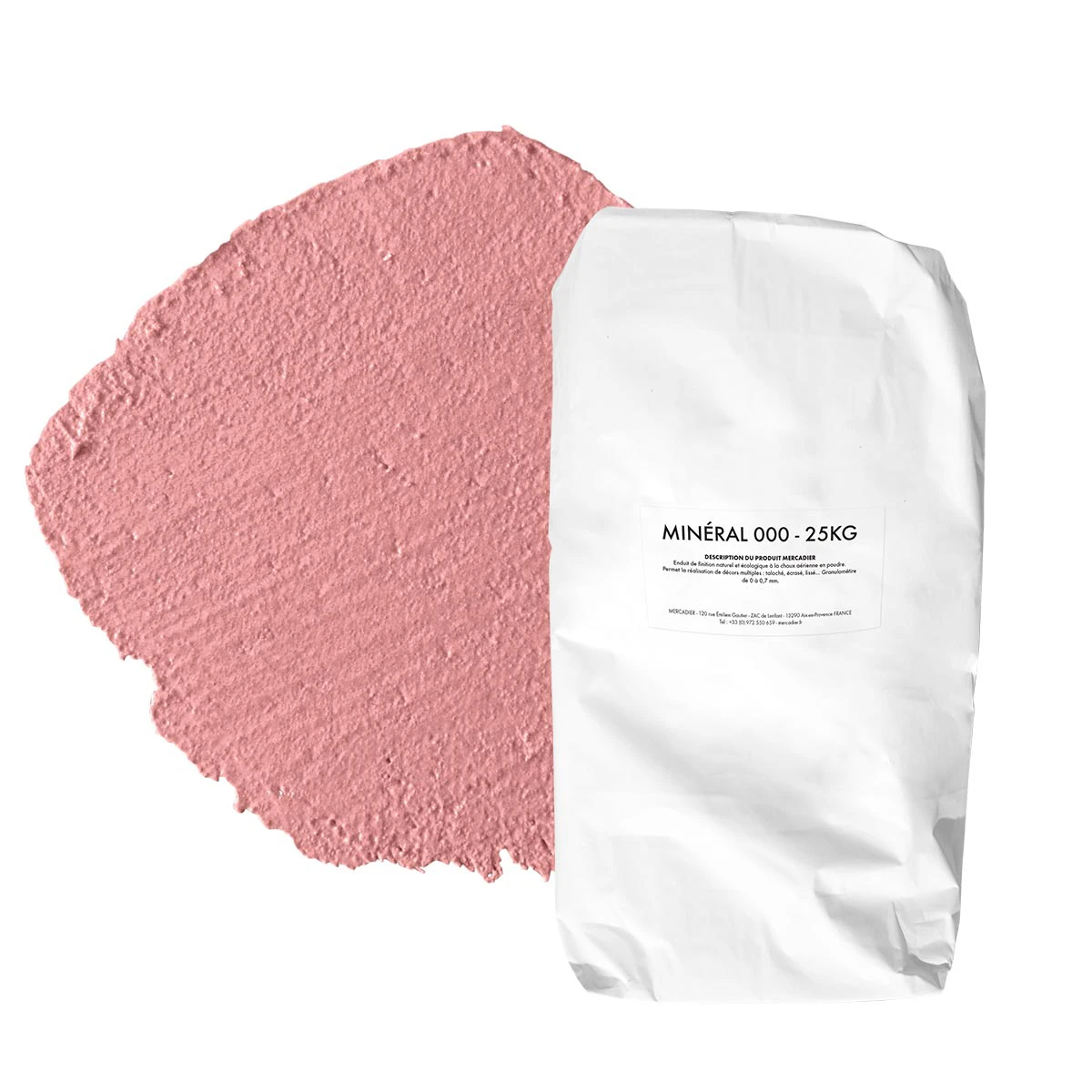 Enduit de Chaux Naturelles - Minéral 000 - Couleur  MARIOLE