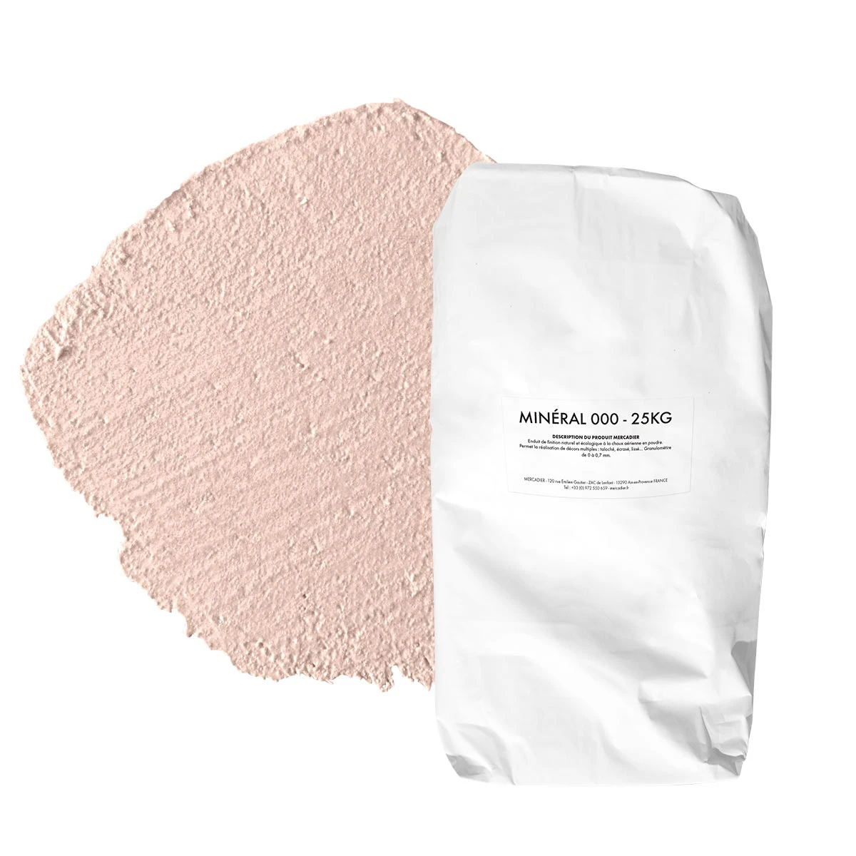 Enduit de Chaux Naturelles - Minéral 000 - Couleur  PITCHOUNE
