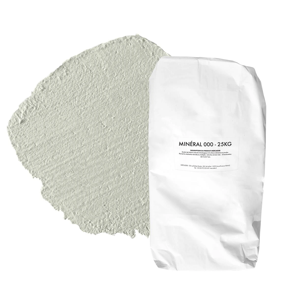 Enduit de Chaux Naturelles - Minéral 000 - Couleur  SORMIOU