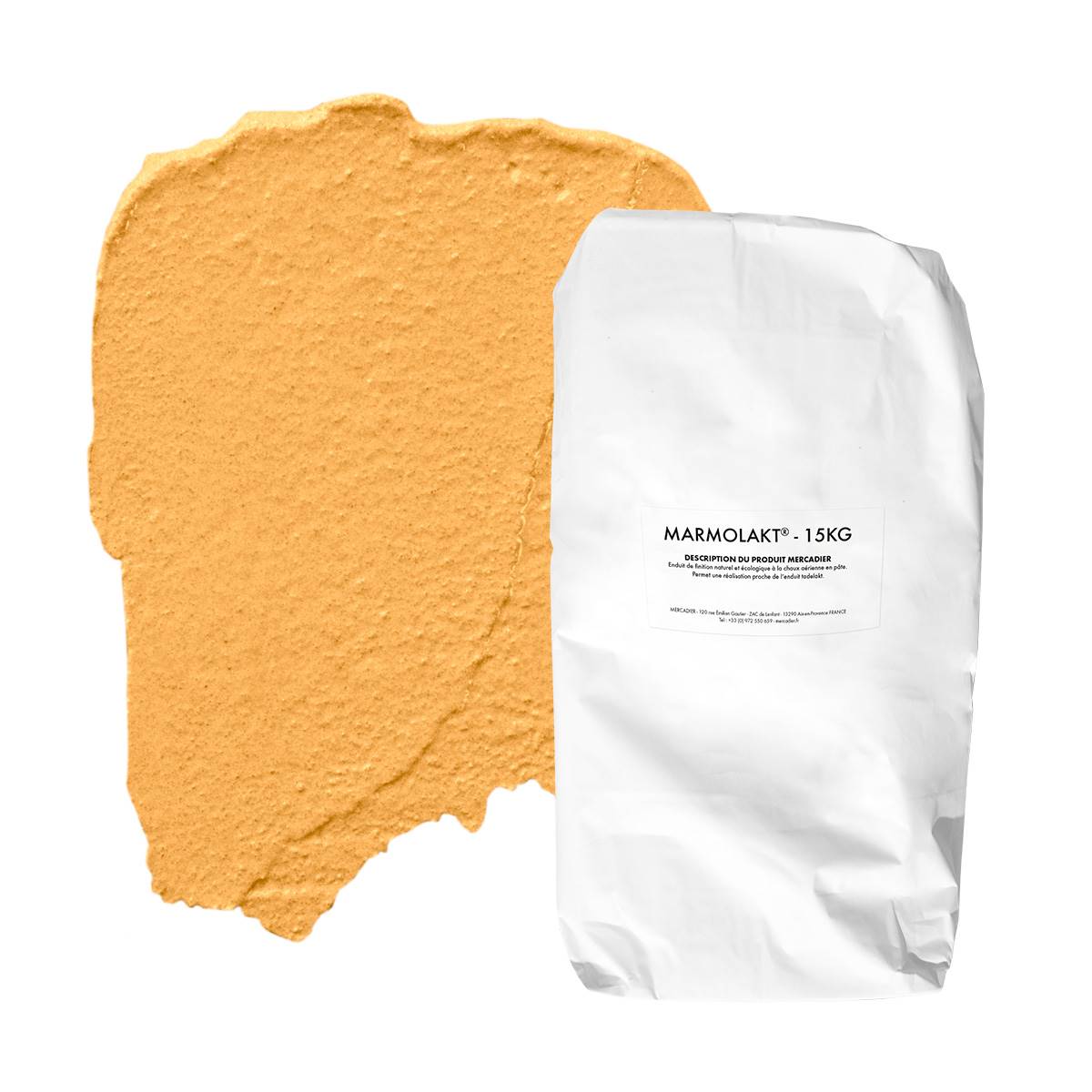 Enduit de Chaux Naturelles - Marmolakt - Couleur PANISSE