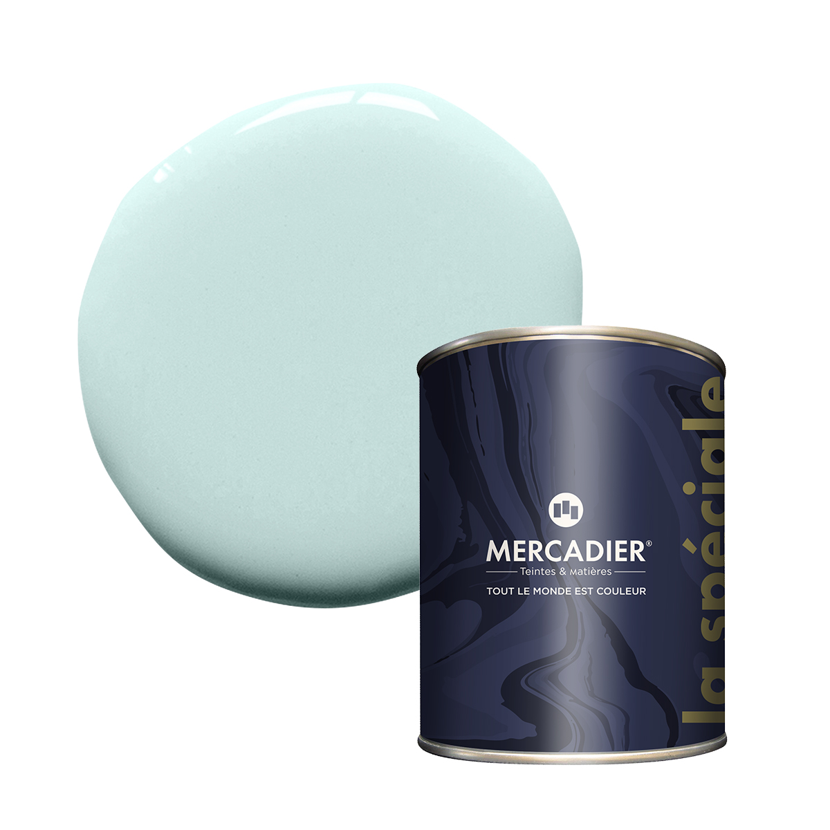La Spéciale - Satin à Brillant - Couleur AMAZONITE