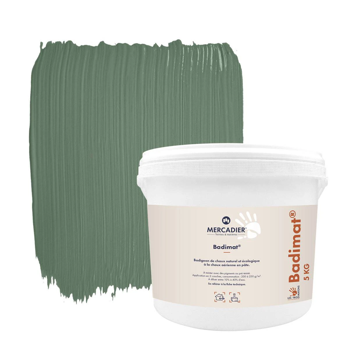 Badigeon de Chaux Badimat - Couleur GRAND PIN