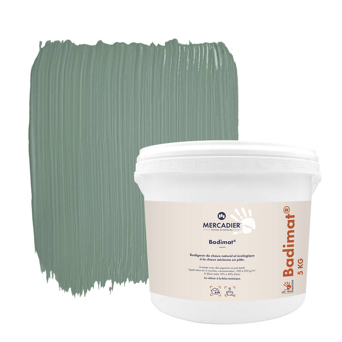 Badigeon de Chaux Badimat - Couleur FIGUIER
