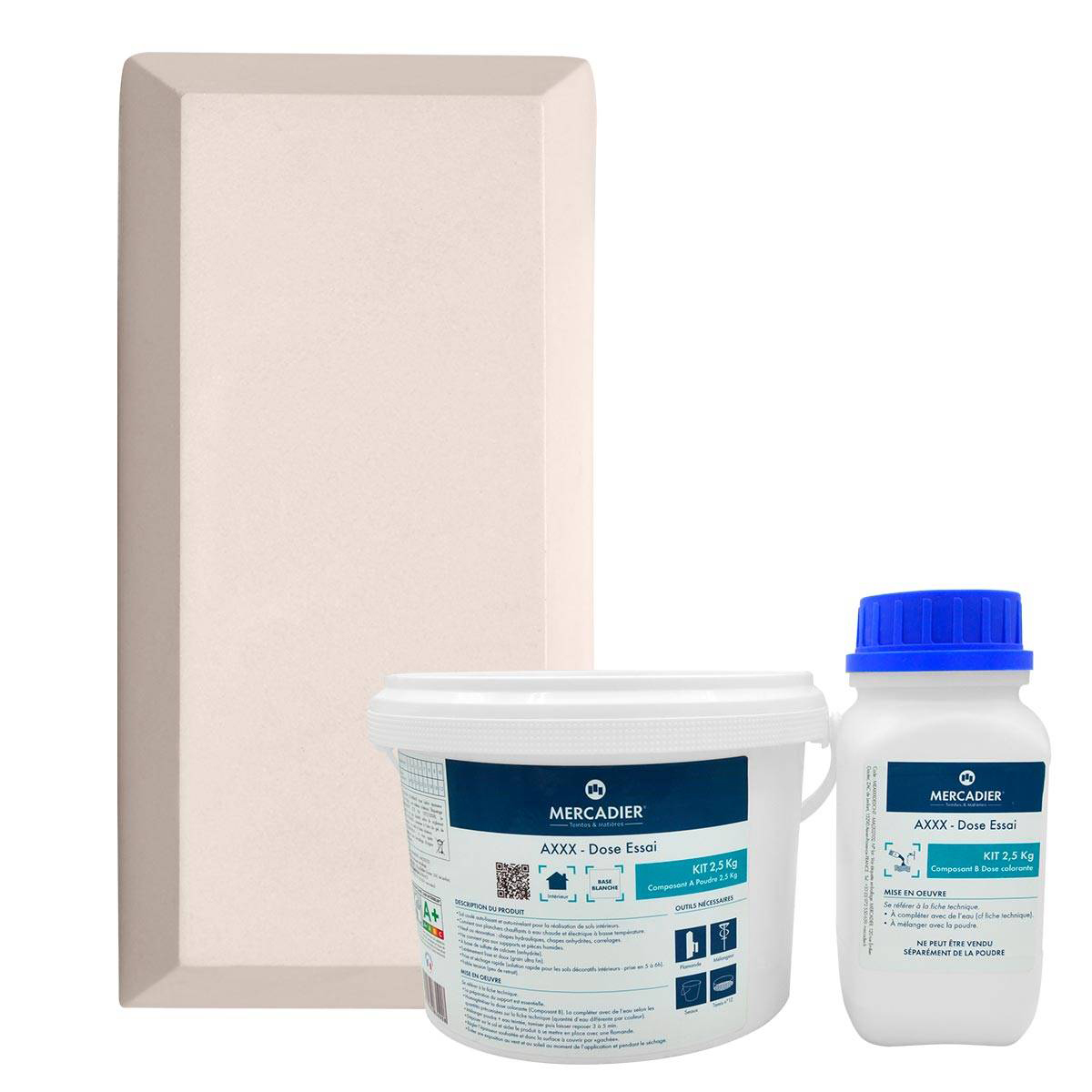 Sol Coulé Anhydrite - AXXX - Couleur QAMSAR