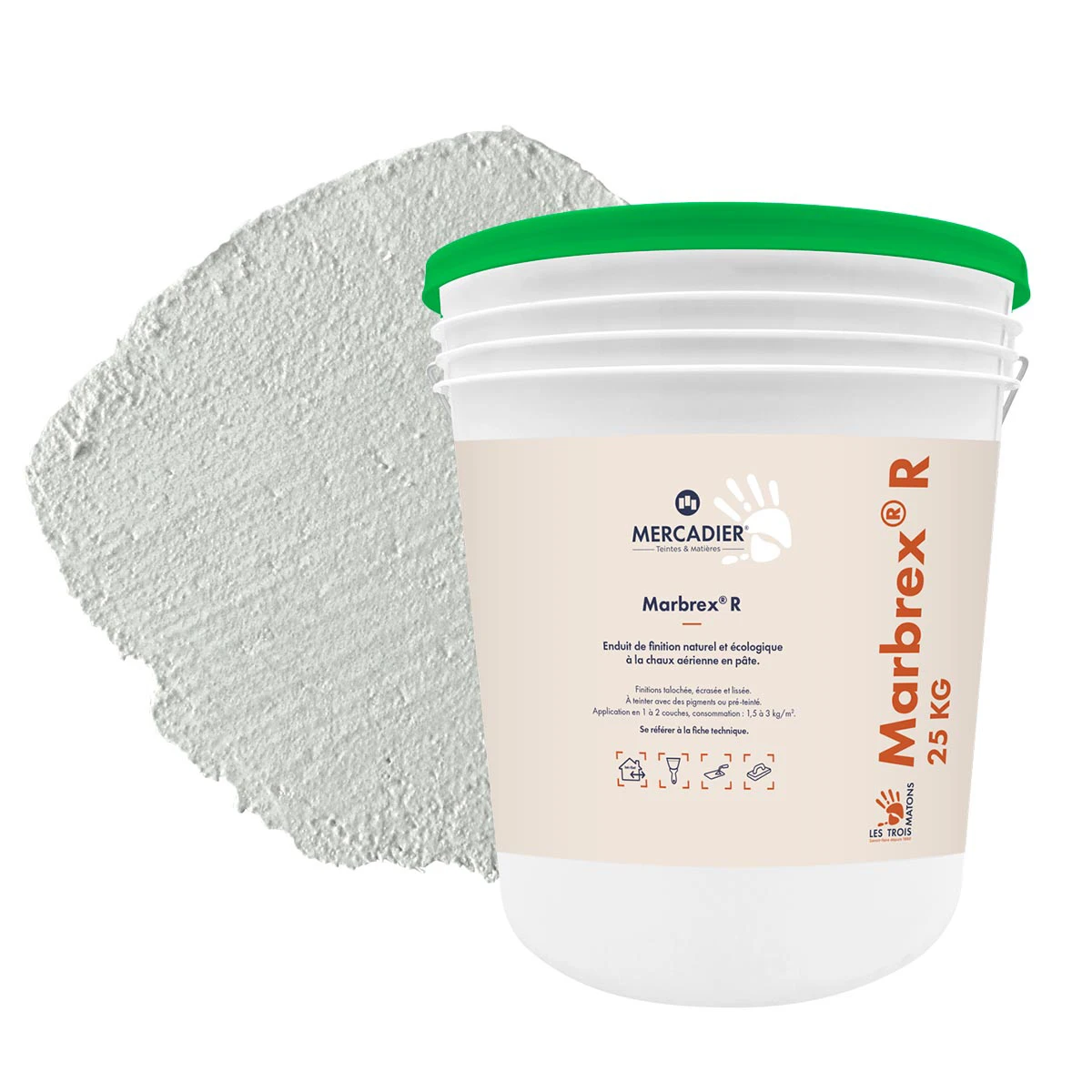 Enduit de Chaux Naturelles - Marbrex R - Couleur AURIGON