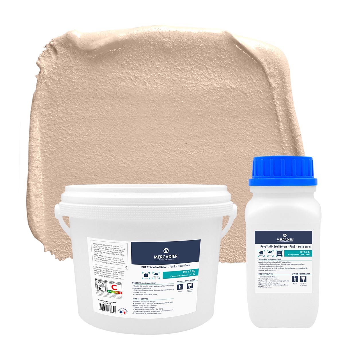 PURE Minéral Béton - PMB - Couleur CHEEK