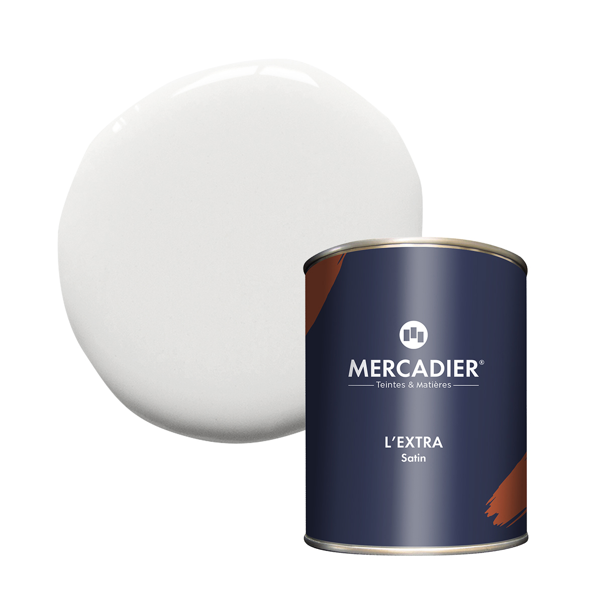 Peinture l'Extra - Satin - Couleur CRETA 01