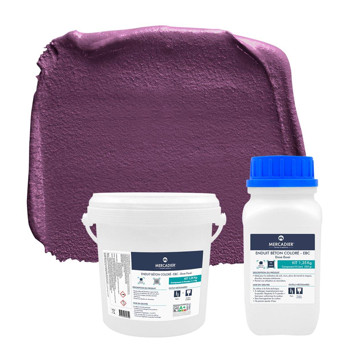 Enduit Béton Coloré - EBC - Couleur BAKLAJAN