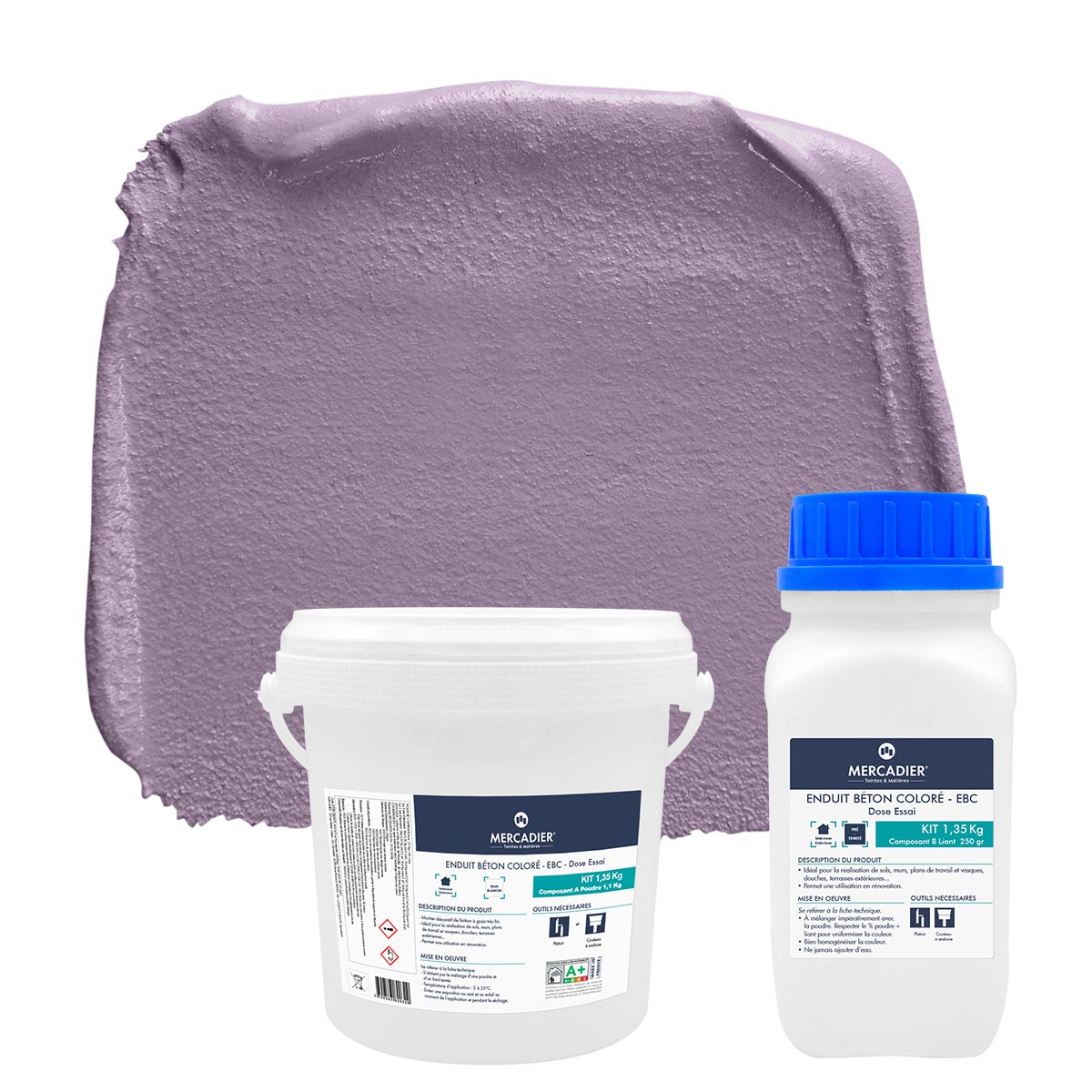 Enduit Béton Coloré - EBC - Couleur SARI