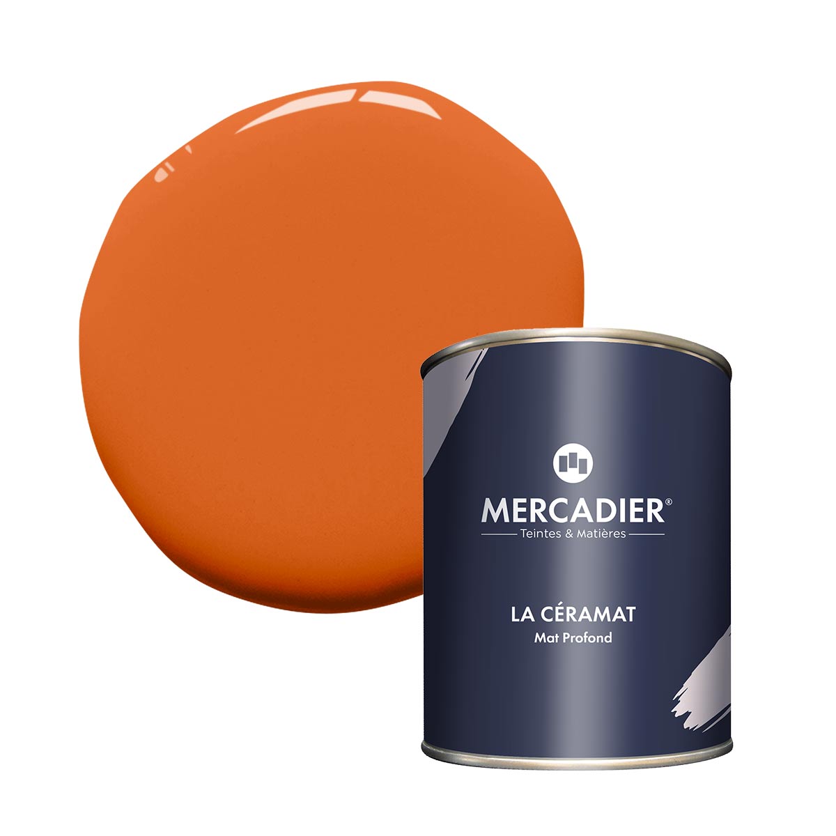 Peinture - La Céramat - Mat Profond - Couleur PUMPKIN