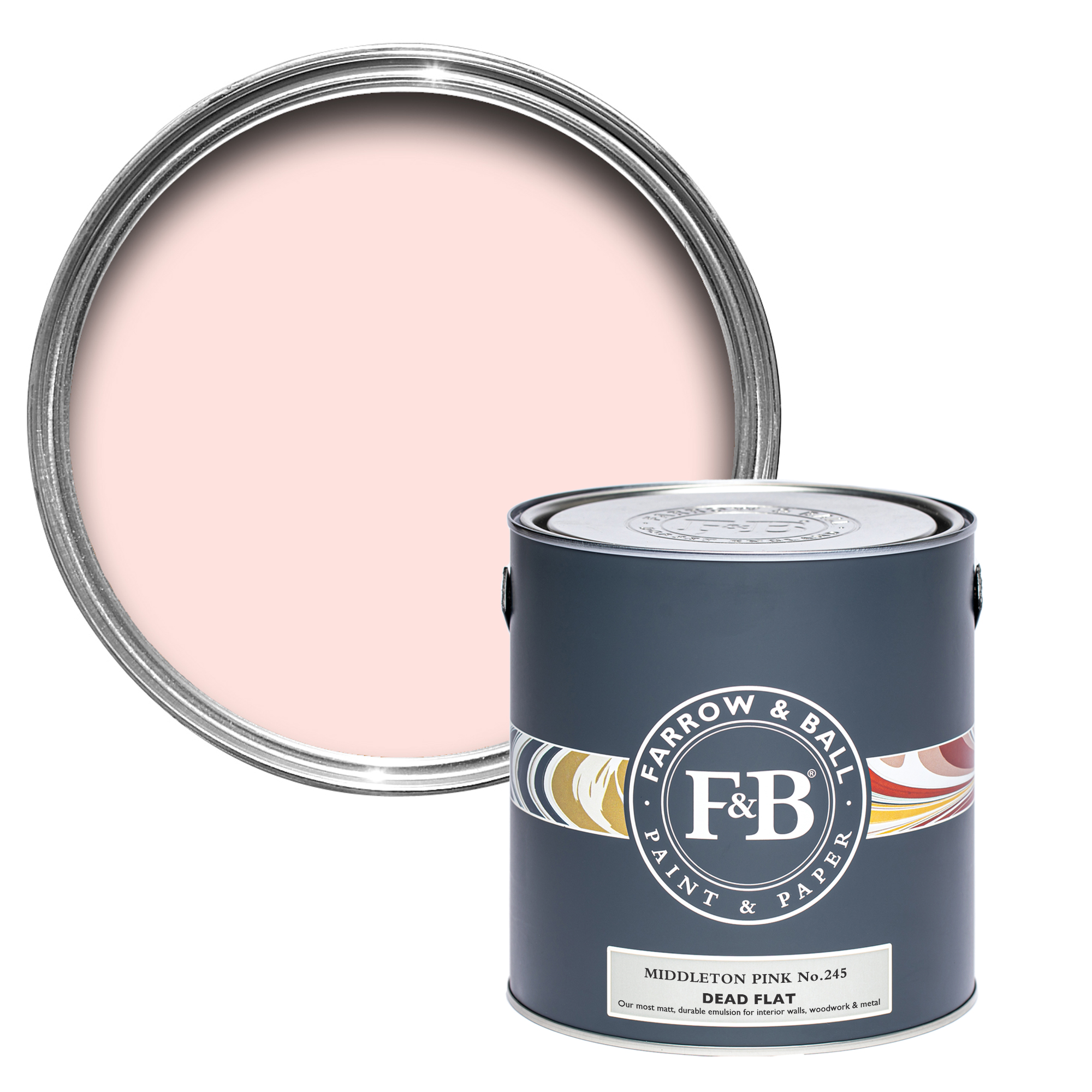 Peinture Dead Flat - Ultra Mat - Couleur  245 MIDDLETON PINK - 2L