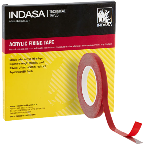 INDASA ACRYLIC FIXING TAPE 6MM X 10M INDASA ACRYLIC FIXING TAPE 6MM X 10M