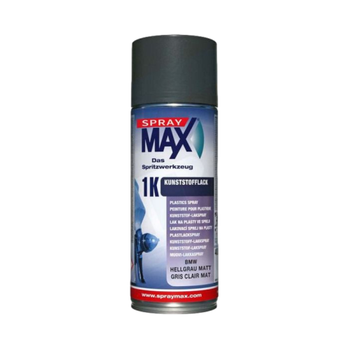 SPRAYMAX 1K PLASTICS SPRAY DTP DARK GREY 400ML SPRAYMAX 1K PLASTICS SPRAY DTP DARK GREY 400ML