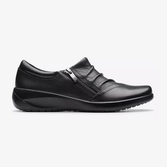 Clarks Kaetlyn Mila Black Leather