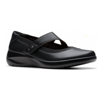 Clarks Kaetlyn Jane Black Leather