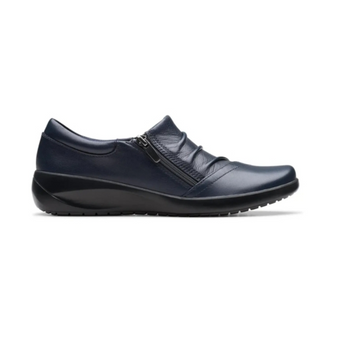 Clarks Kaetlyn Mila Navy Leather