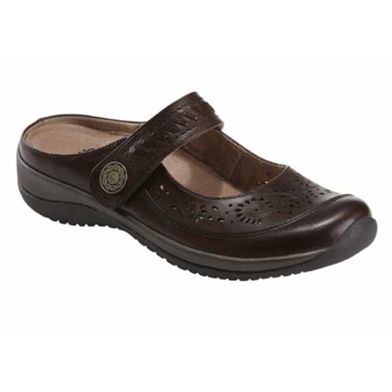 KARA HOPPER WIDE slip-on is extremely comfortable with an adjustable strap for the perfect fit.
Available in Bark.
