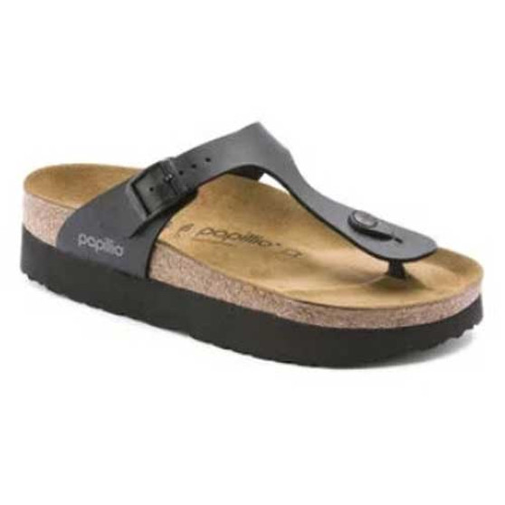 BIRKENSTOCK - GIZEH PLATFORM BIRKO-FLOR BLACK