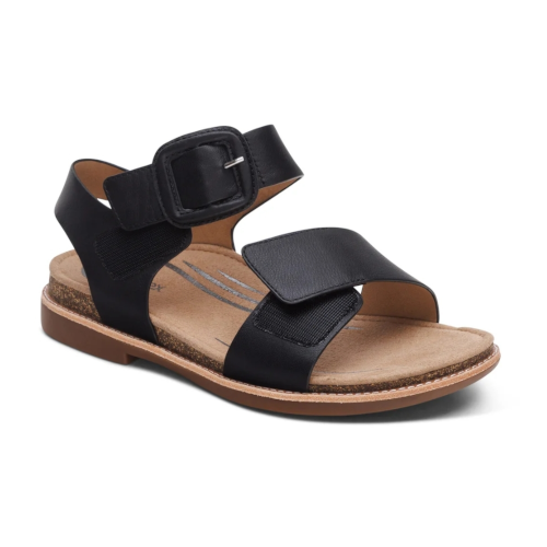 Aetrex Claire Quarter Black W36