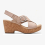 Clarks Giselle Dove Sand Nubuck