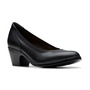 Clarks Emily2 Edyth Black Leather