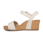 Aetrex Lexa Quarter Strap Wedge Ivory