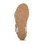 Aetrex Lexa Quarter Strap Wedge Ivory