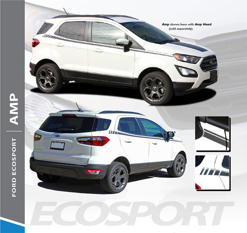 Ford EcoSport Door Stripes Vinyl Graphics AMP SIDES Decal Kit 2013 2014 2015 2016 2017 2018 2019