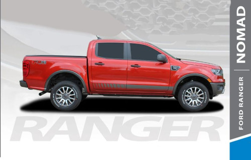 2019 Ford Ranger Rocker Panel Door Stripes NOMAD ROCKER Body Vinyl Graphics Decal Kit 2019 2020