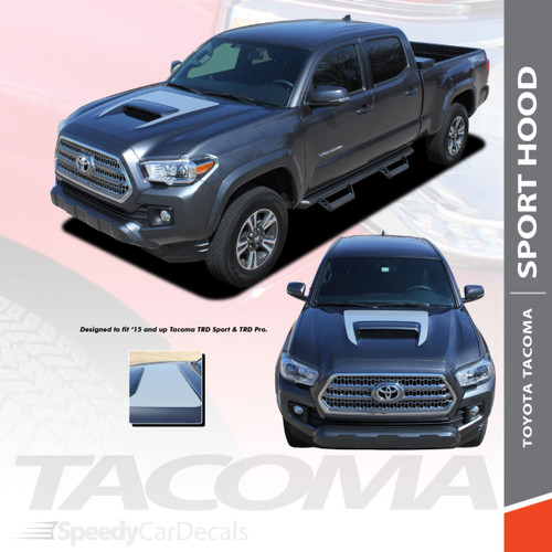 SPORT HOOD | Toyota Tacoma Hood Stripe TRD Pro 3M 2015-2021 Wet and Dry Install