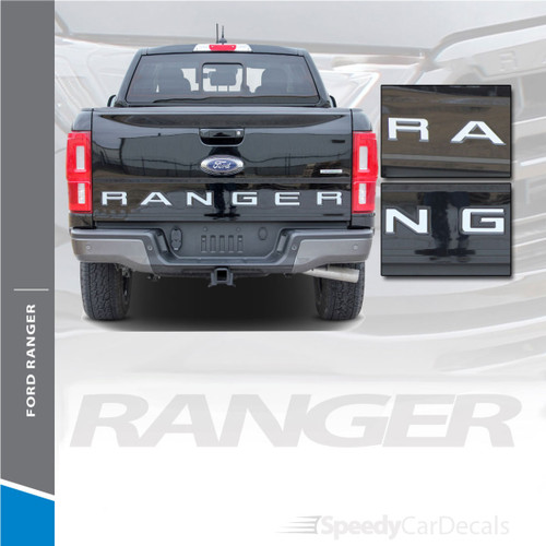 Ford Ranger Tailgate Stripes RANGER TAILGATE LETTERS 2019-2020 2021