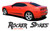 Chevy Camaro ROCKER SPIKES Lower Rocker Door Panel Vinyl Graphic Accent Stripes Kit for 2010 2011 2012 2013 2014 2015 Models