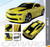 Chevy Camaro BEE 2 Tranformers Hood Racing Stripes Vinyl Graphics Kit 2010 2011 2012 2013 2014 2015