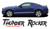 Ford Mustang THUNDER ROCKER Lower Door Panel Body Stripes Vinyl Graphic Decals 2013 2014