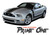 Ford Mustang PRIME ONE 302 Boss Style Center Hood Side Door Hockey Rocker Panel Body Vinyl Graphics Kit 2013 2014