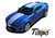 Chevy Camaro TURBO RALLY Bumper to Bumper Indy Style Vinyl Graphic Racing Stripes Rally Decals Kit for 2016 2017 2018 SS RS V6